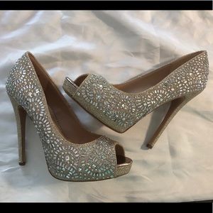 Lauren Lorraine sparkle high heels *wedding*